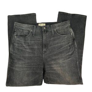 Madewell Jeans Women 33 (36x30)* '90s High-Rise Bootcut‎ Lindale Wash Black